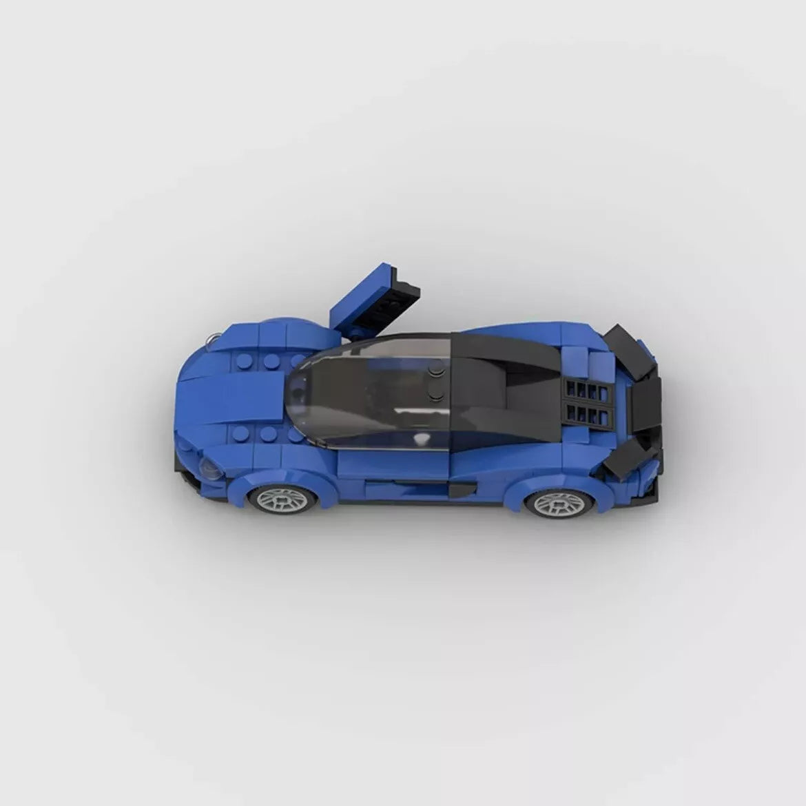 Blue Mclaren 560s Building Blocks