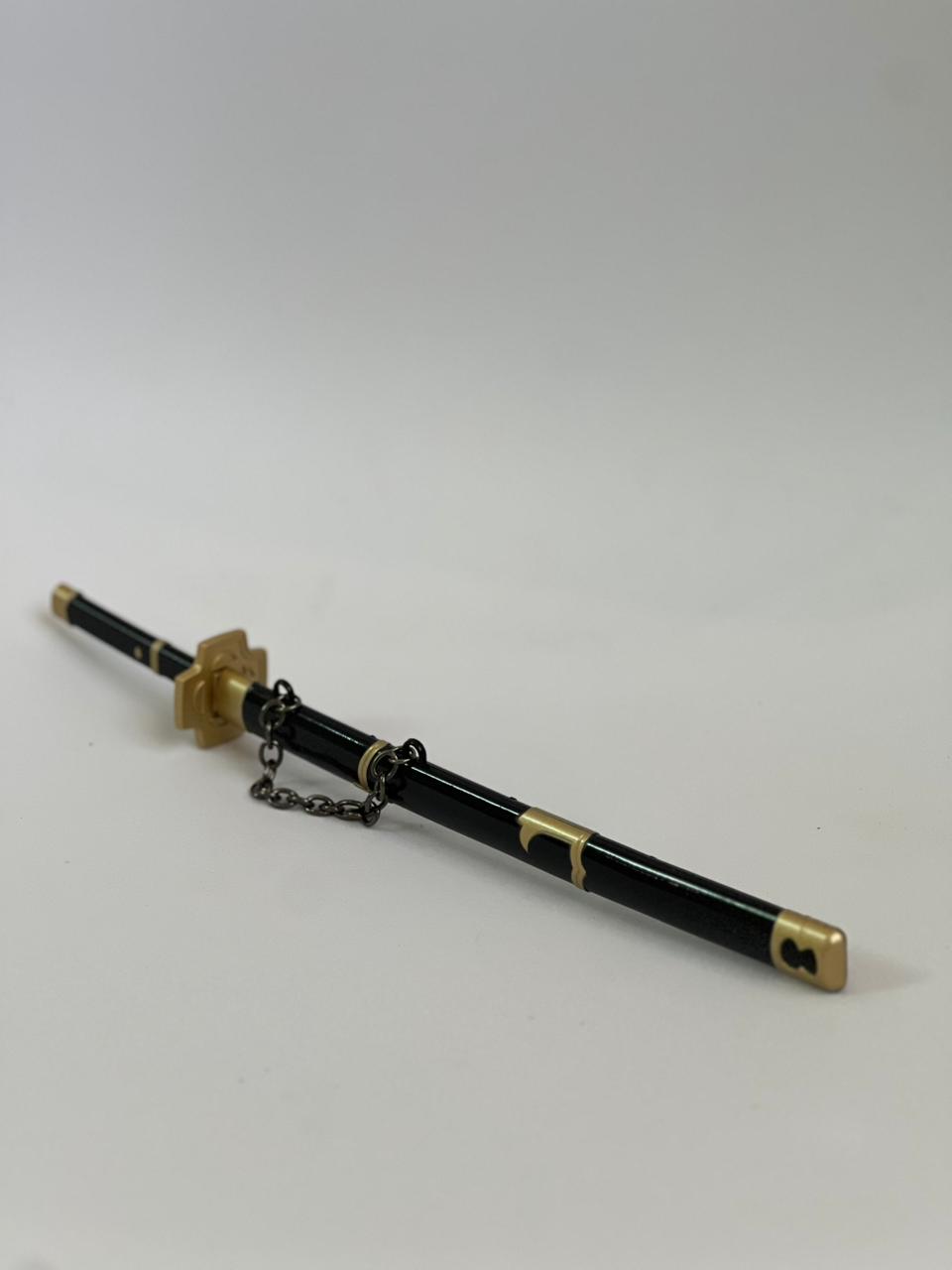 30cm Zoro black sword metal