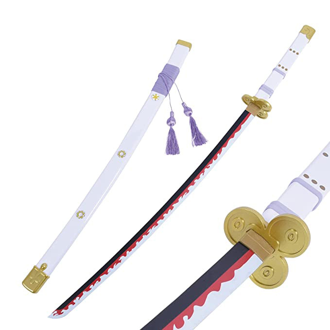 One Piece Oden White Metal Sword