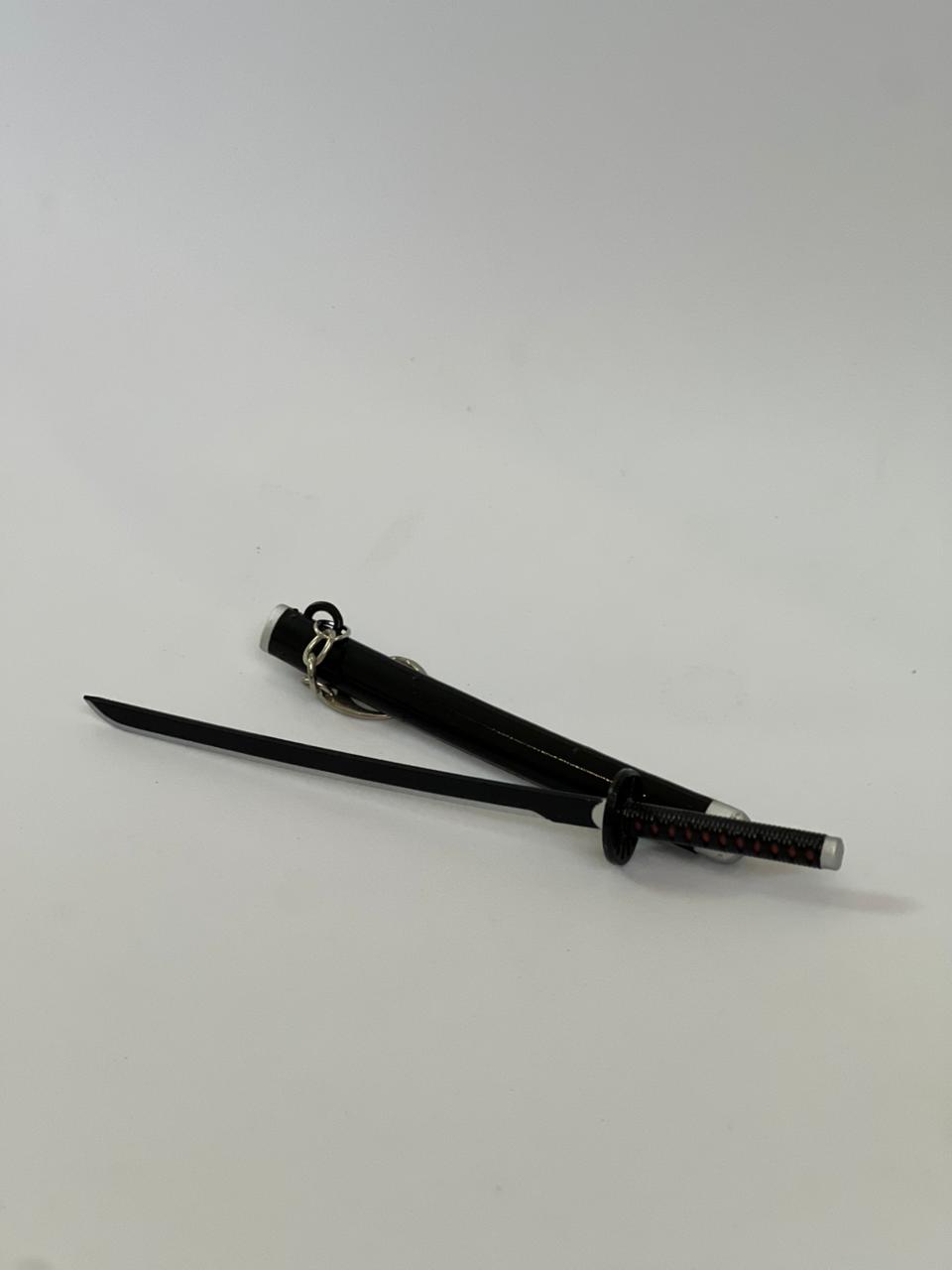 17cm Demon slayer tanjiro sword metal keychain