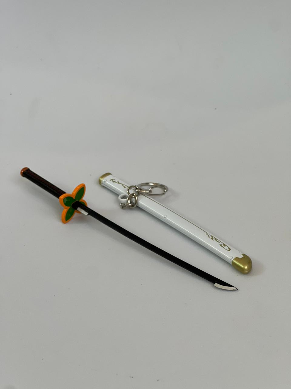 17cm Shinobu Sword metal Keychain