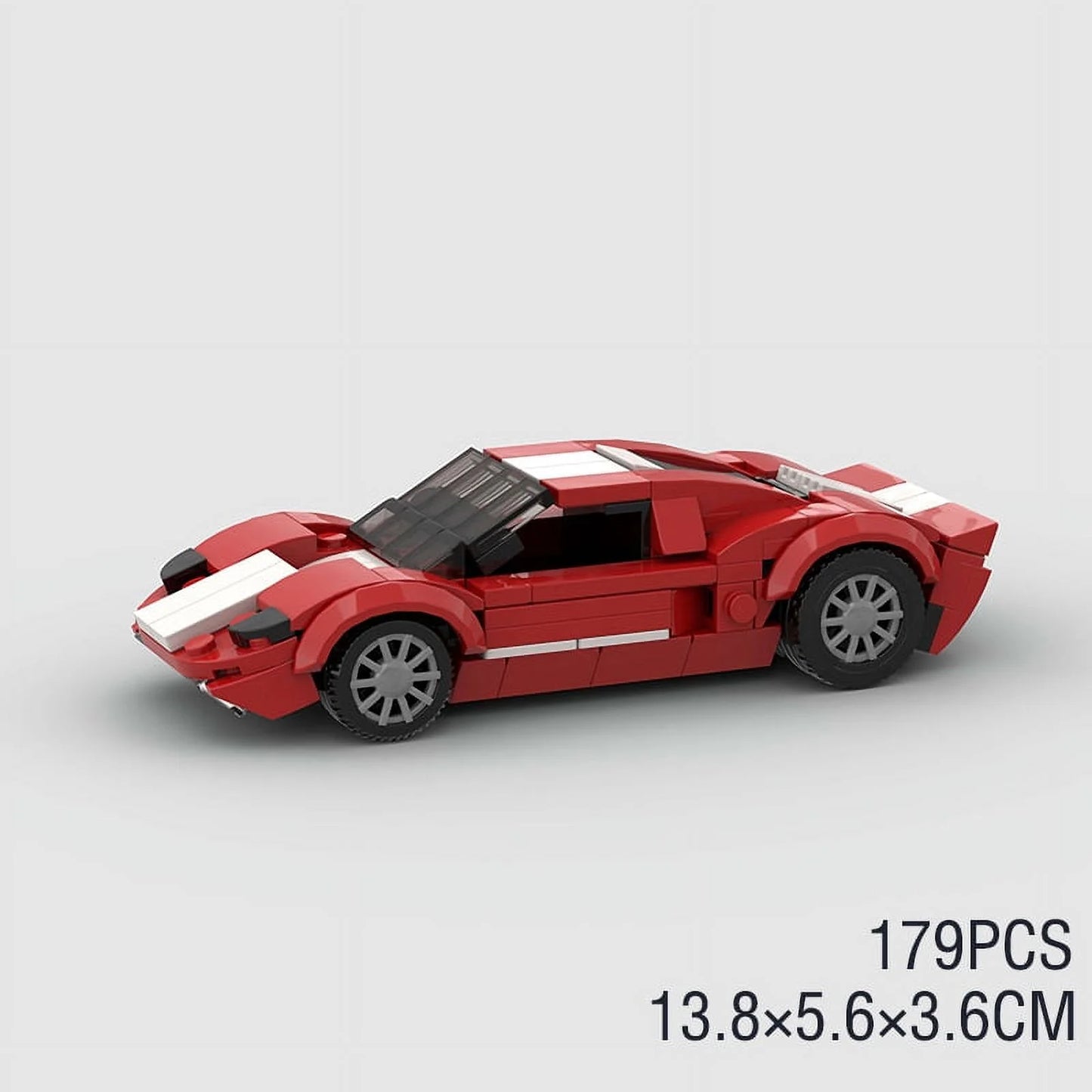 Ford GT40 MK IV Red Building Blocks