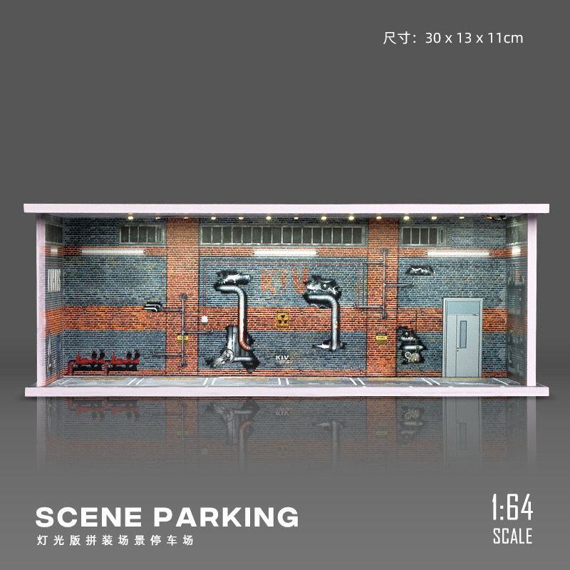 1:64 garage parking display