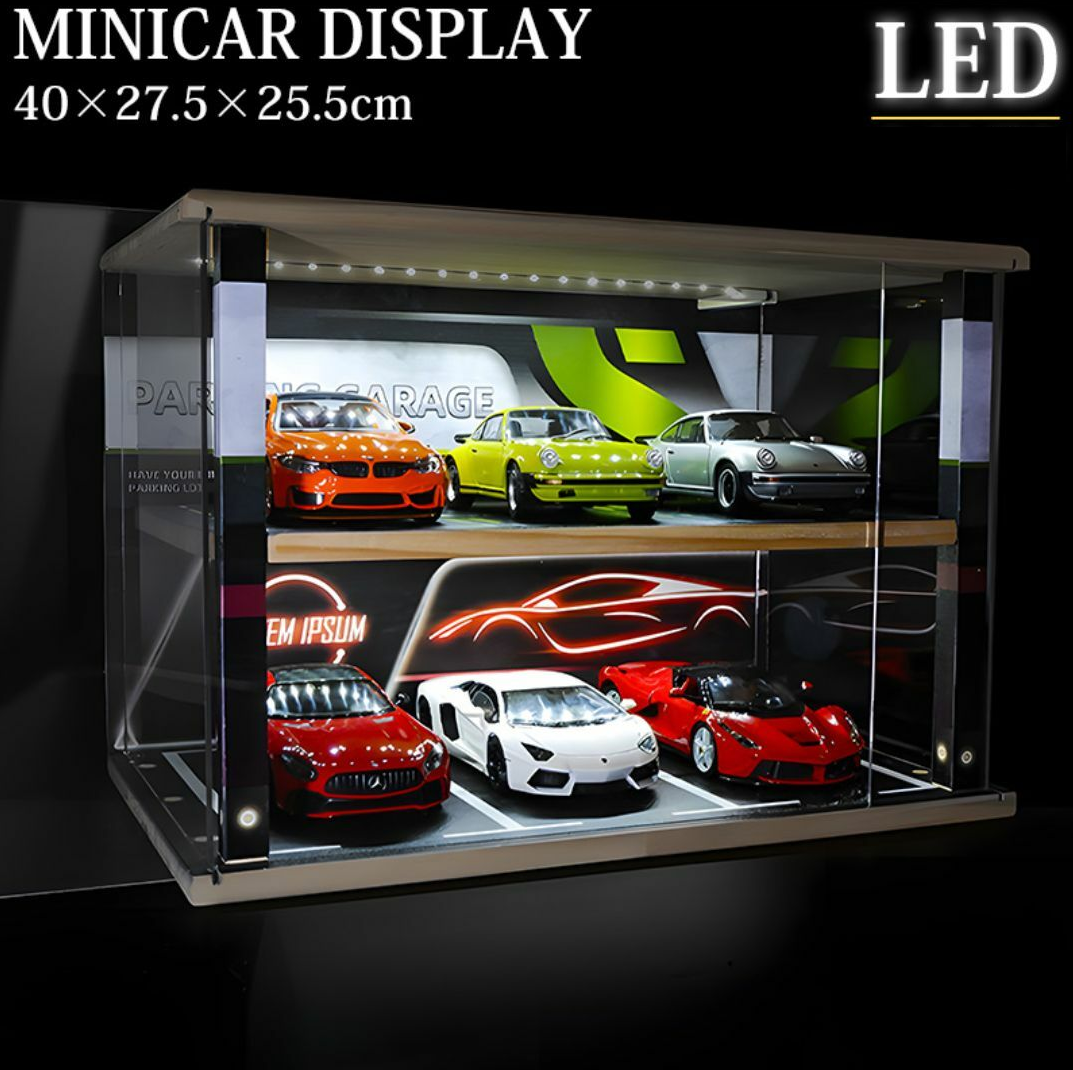 1:24 2 Floor Parking Lot Display Box