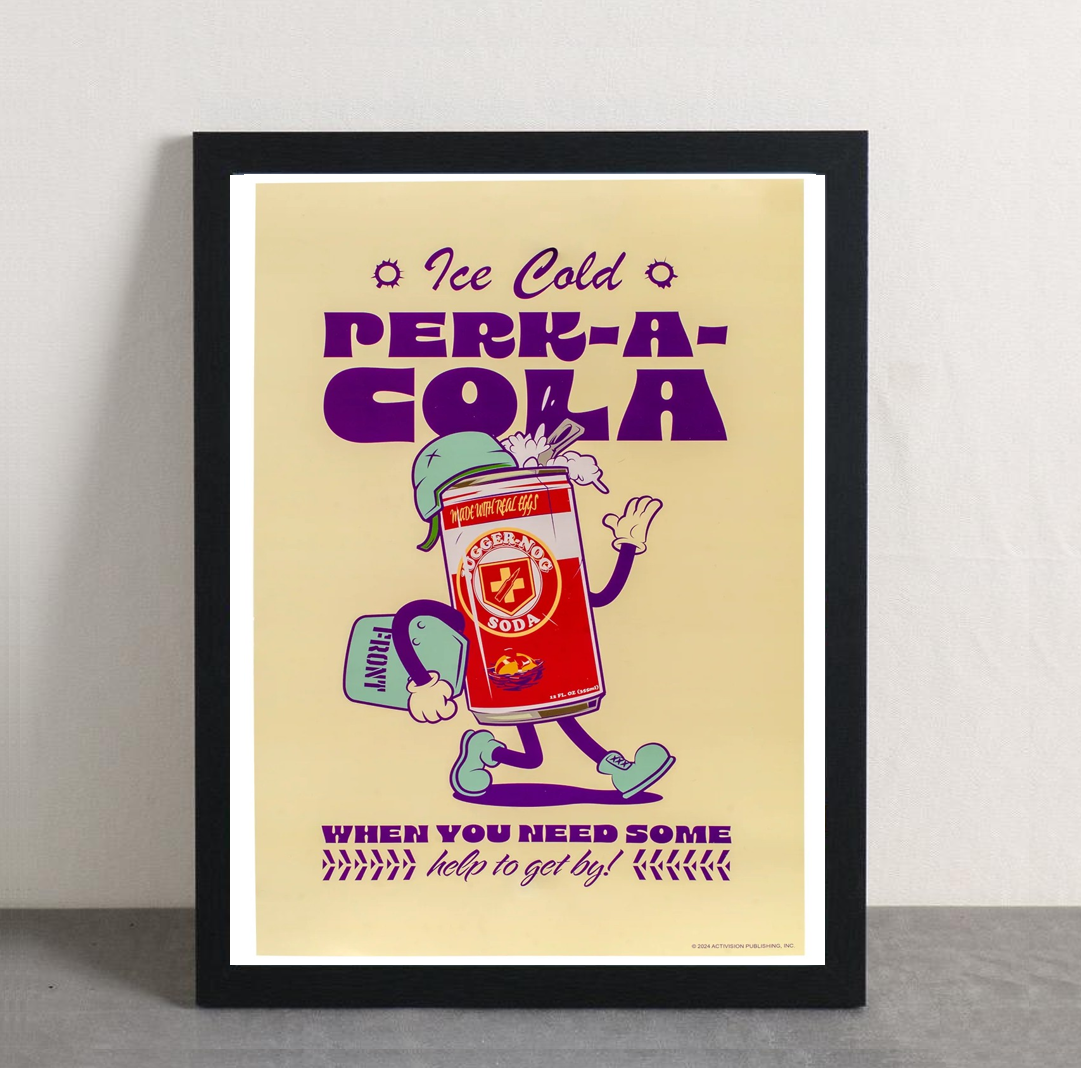 Perk-a-Cola Framed Poster