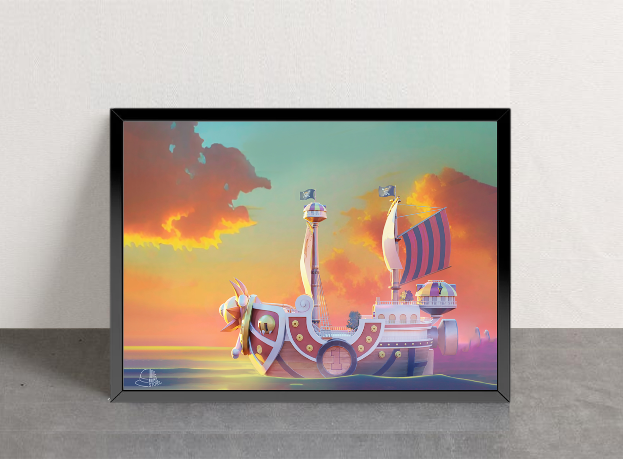 One Piece Thousand Sunny Poster