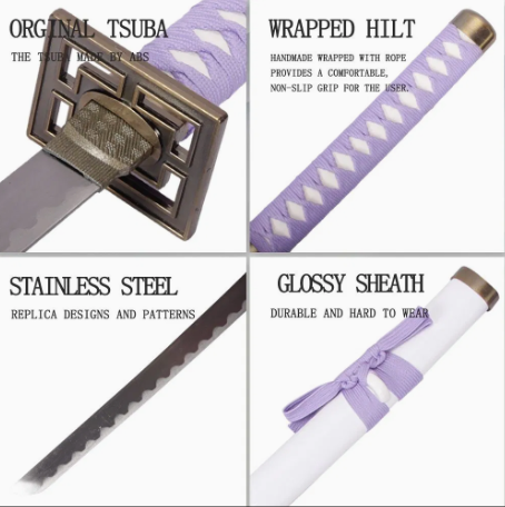 Bleach Kuchiki Byakuya Senbonzakura Metal Sword