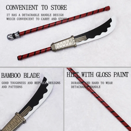 One Piece Whitebeard Edward Newgate Metal Sword