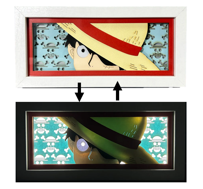 One Piece Luffy LED Light Box