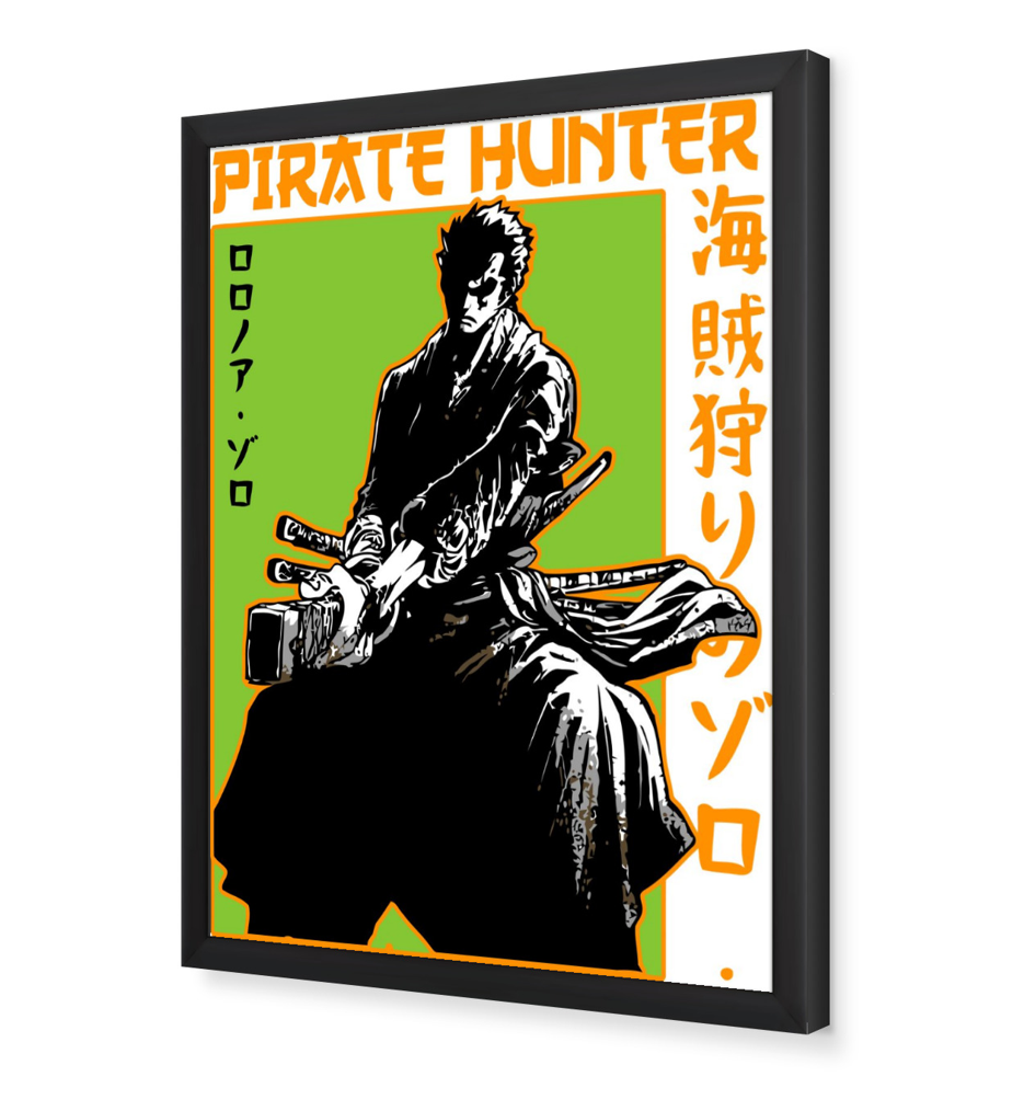 Zoro Pirate Hunter Framed Poster