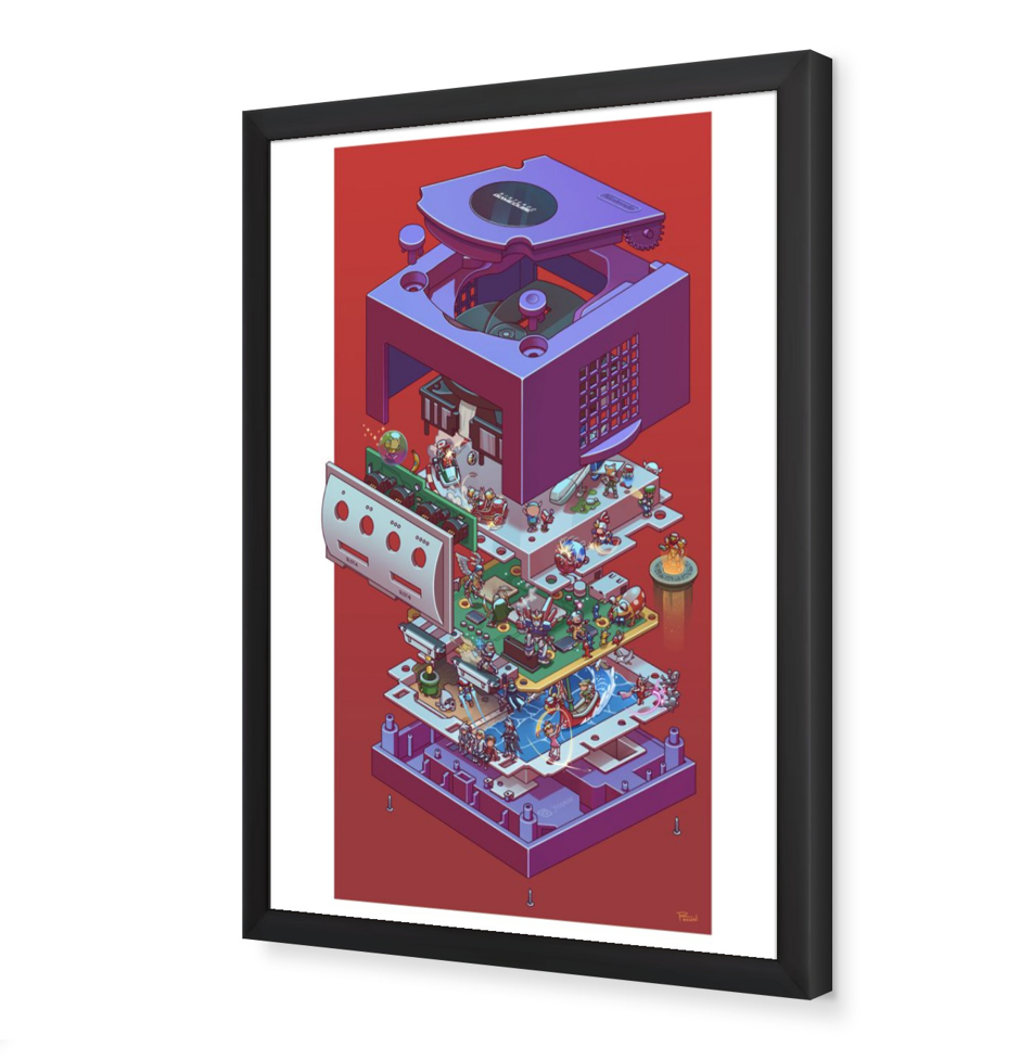 Game Cube Framed Poster
