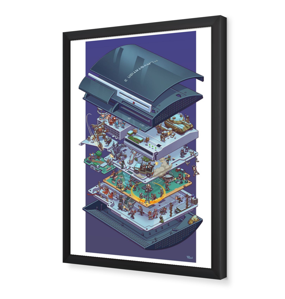 Playstation 3 Framed Poster