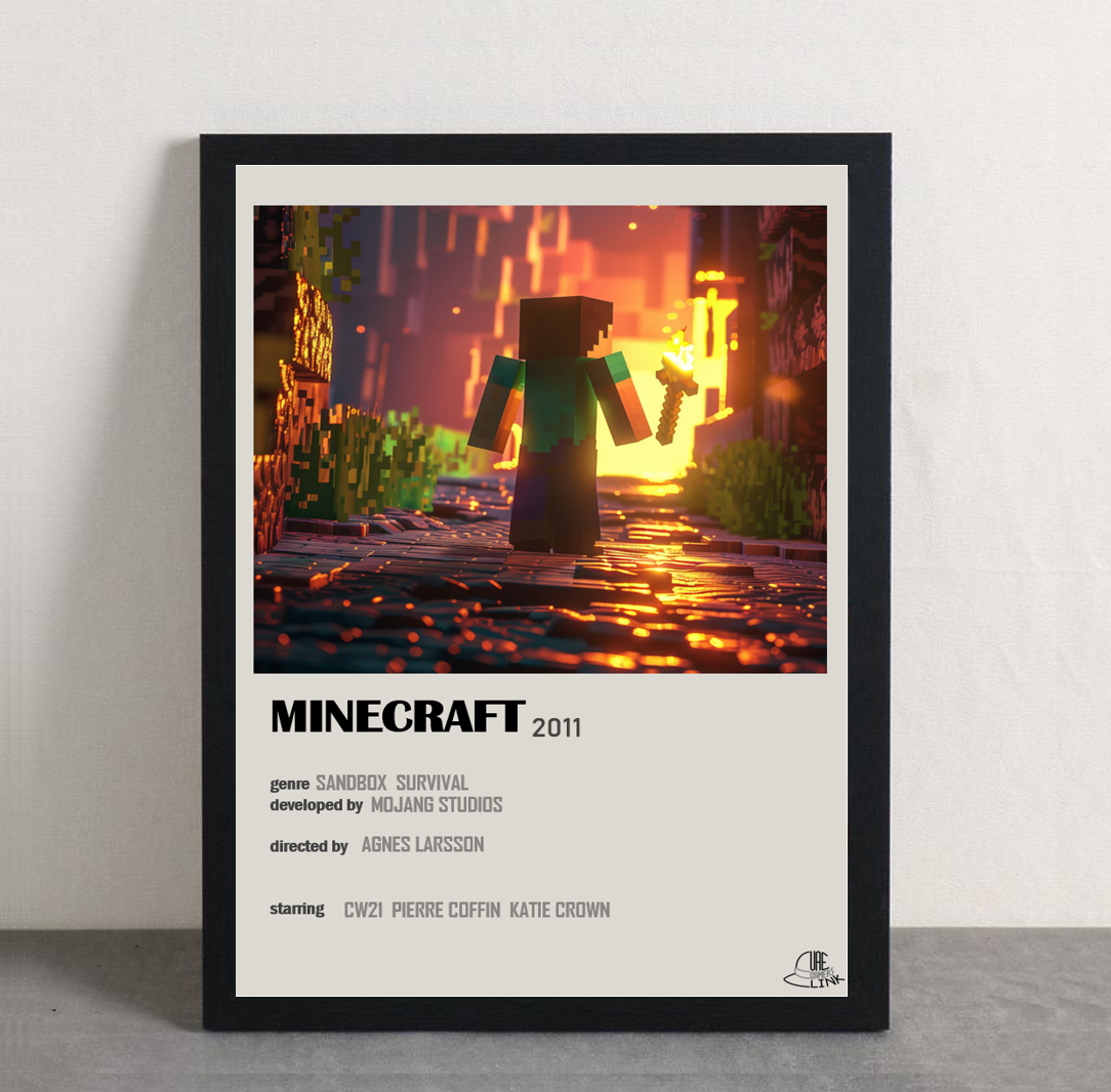 Minecraft Framed Poster