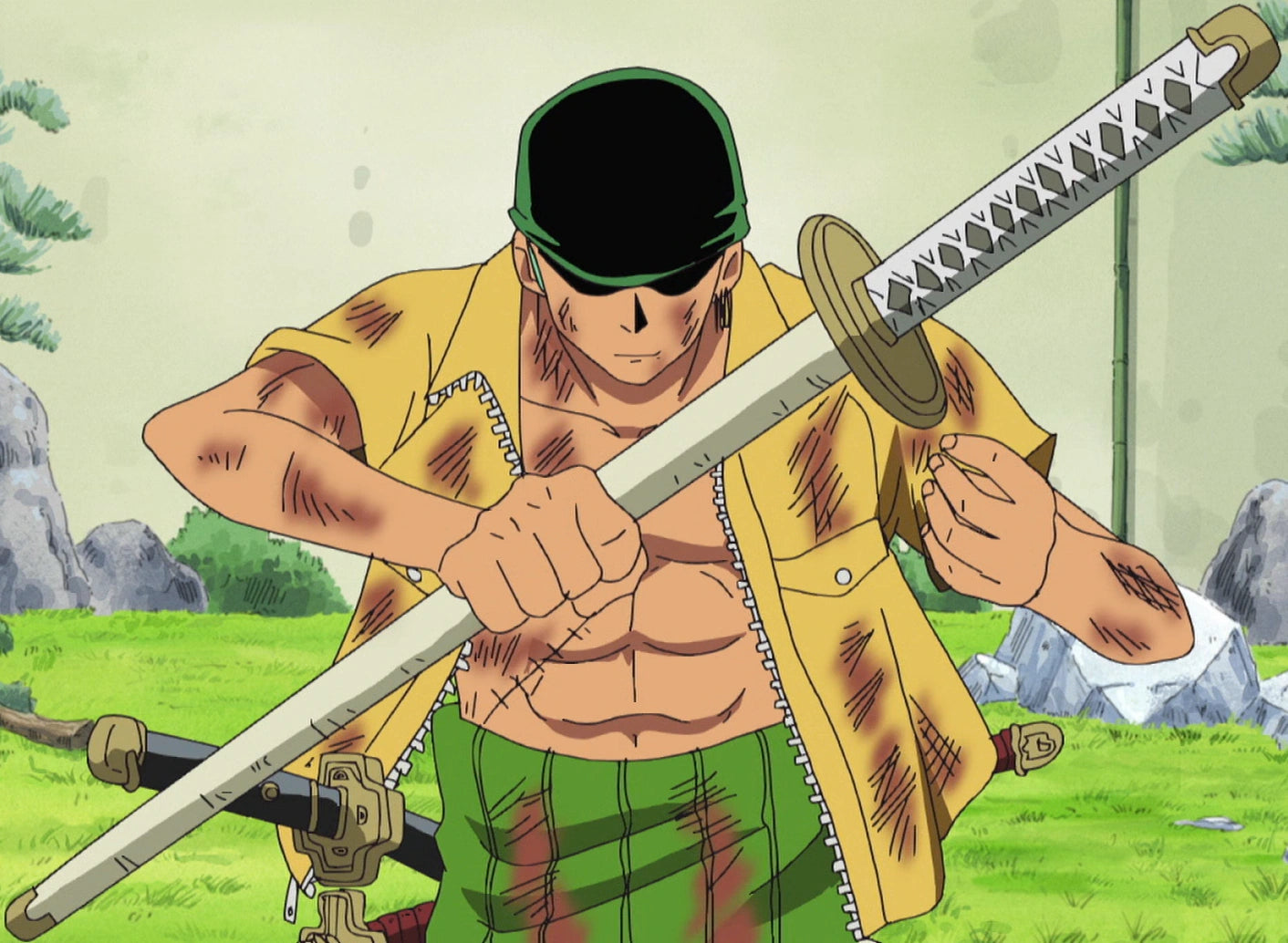 One Piece Zolo Wado Ichimonji Metal Sword