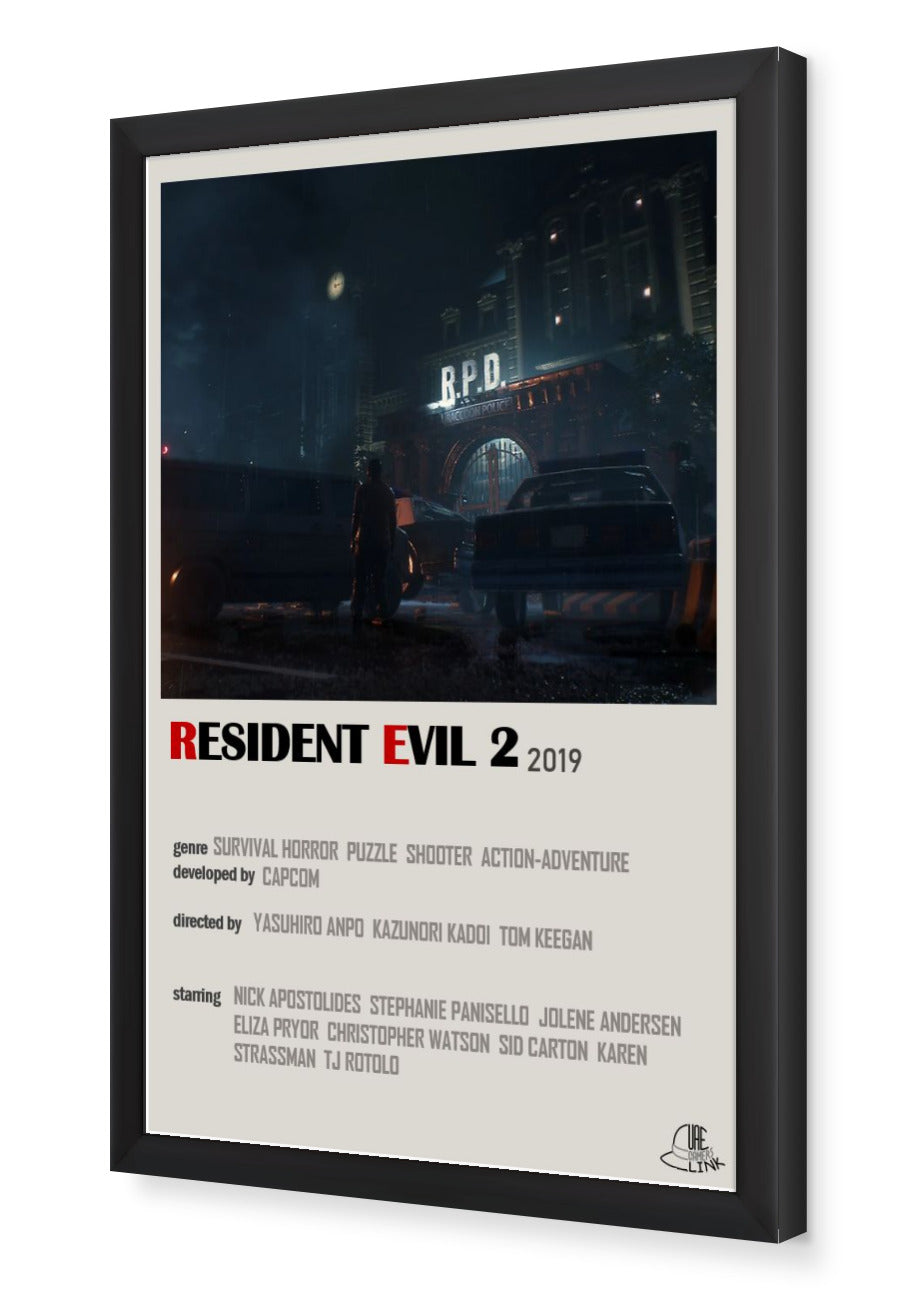 Resident Evil 2 Framed Poster