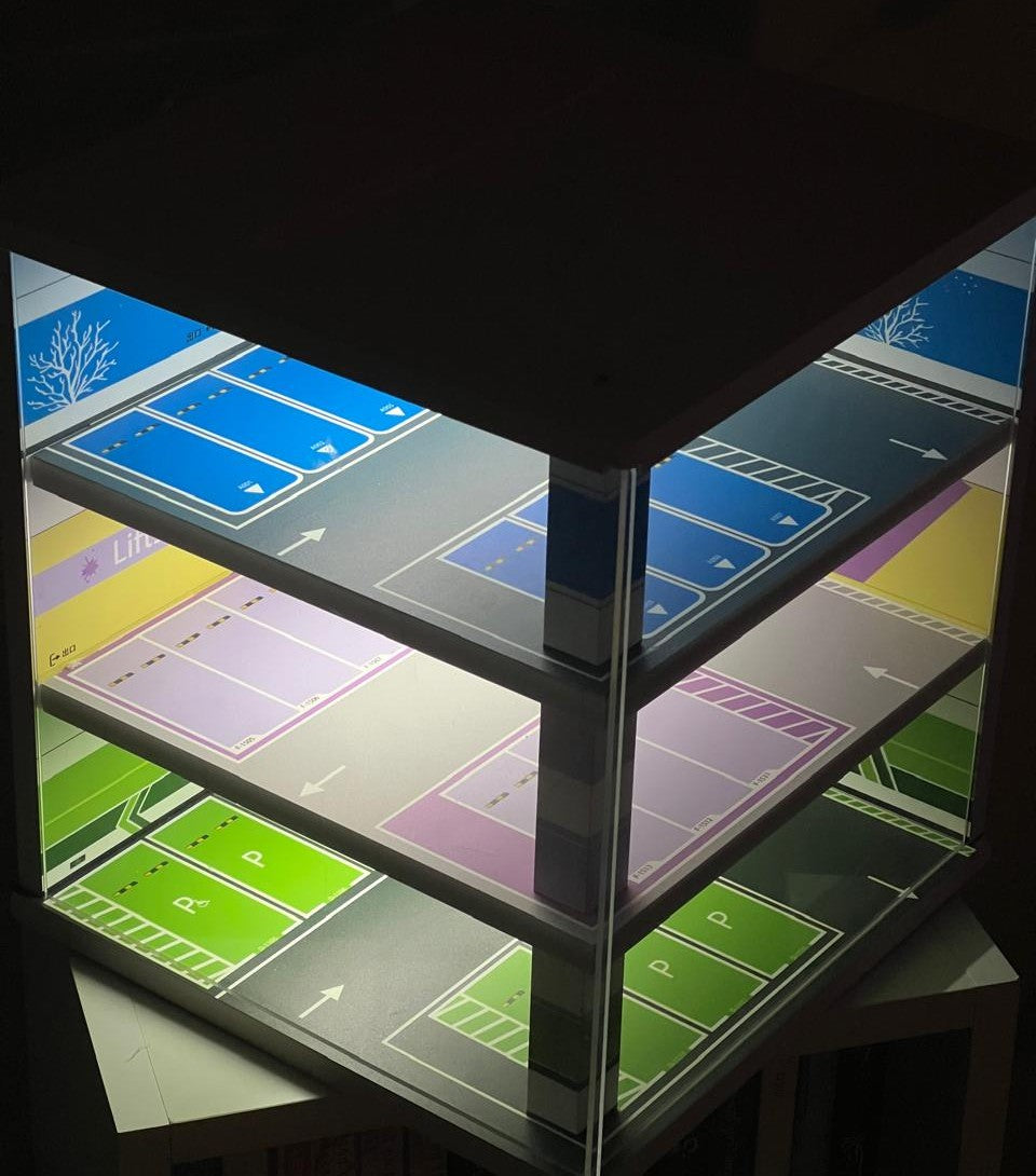 1:64 Parking Lot Acrylic Model