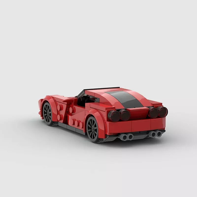 Ferrari 812 Red Building Blocks