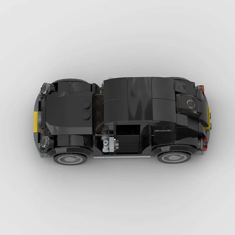 Black Volkswagen Beetle Building Blocks