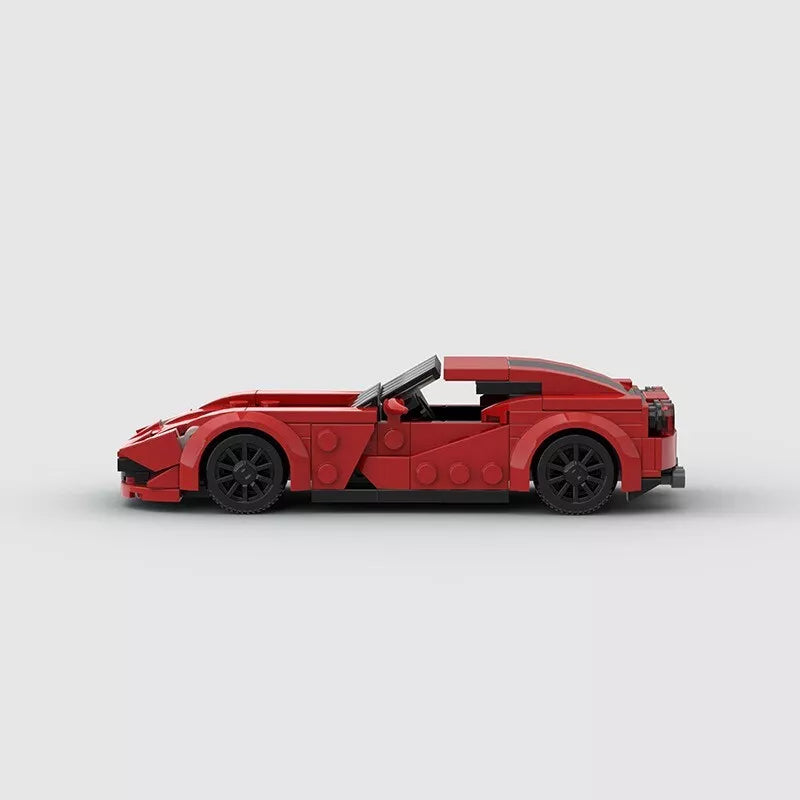Ferrari 812 Red Building Blocks