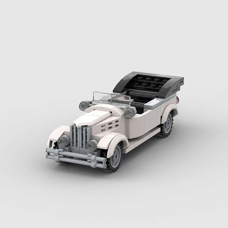 1935 Ford Roadster V8 (White) Building Blocks