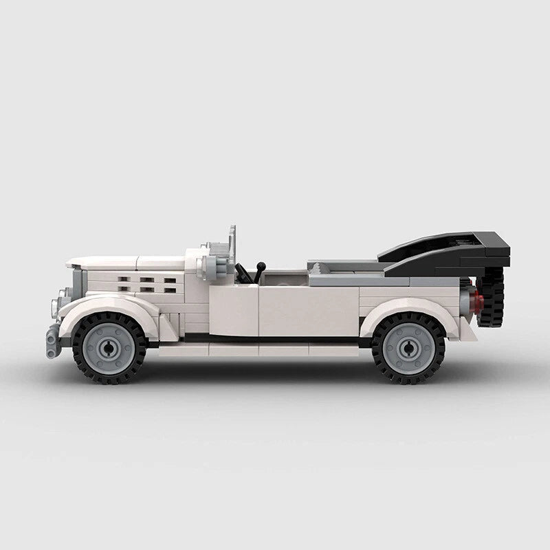1935 Ford Roadster V8 (White) Building Blocks