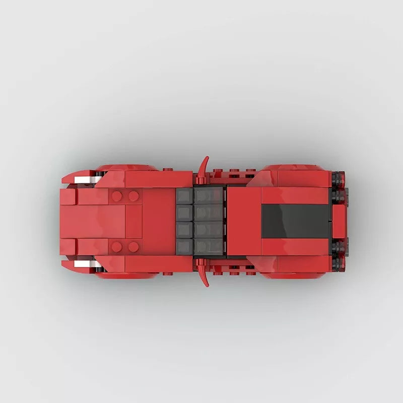 Ferrari 812 Red Building Blocks