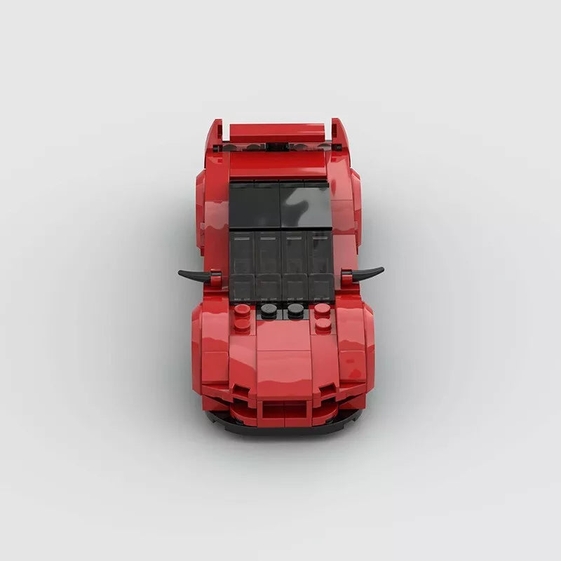 Acura NSX Red Building Blocks