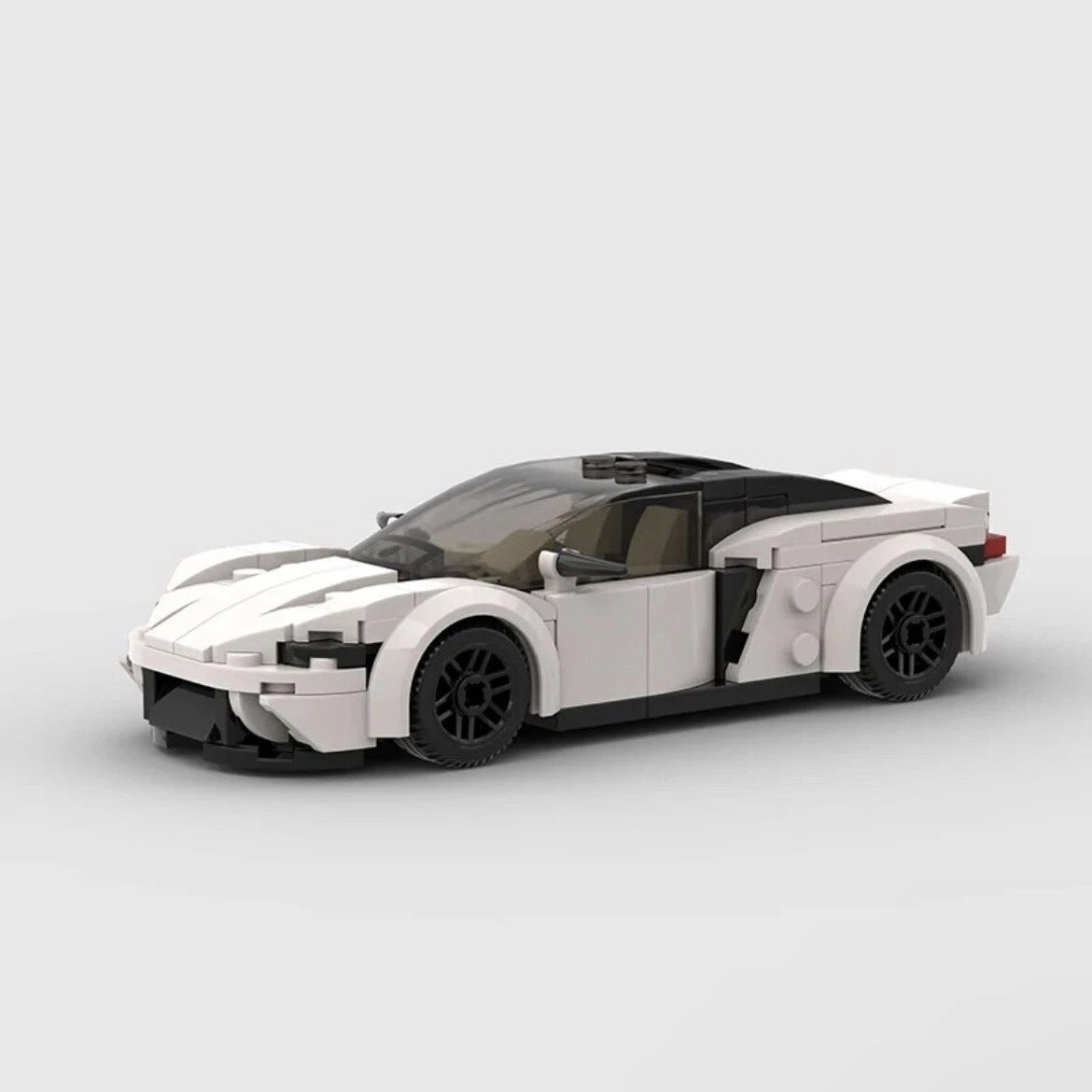 White Porsche Panamera Building Blocks