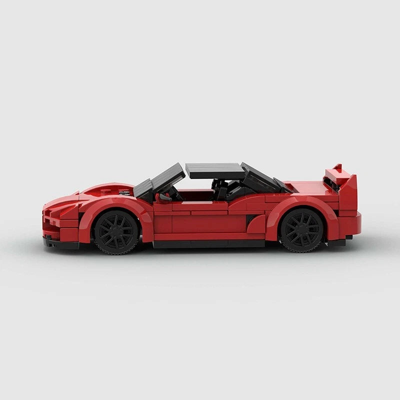 Acura NSX Red Building Blocks