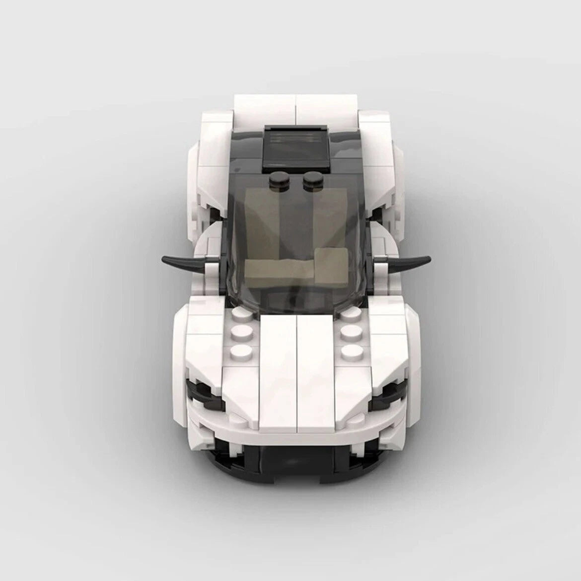 White Porsche Panamera Building Blocks