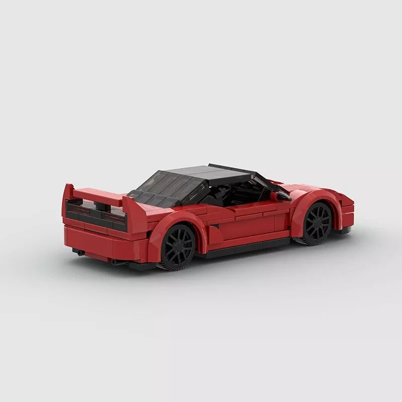 Acura NSX Red Building Blocks
