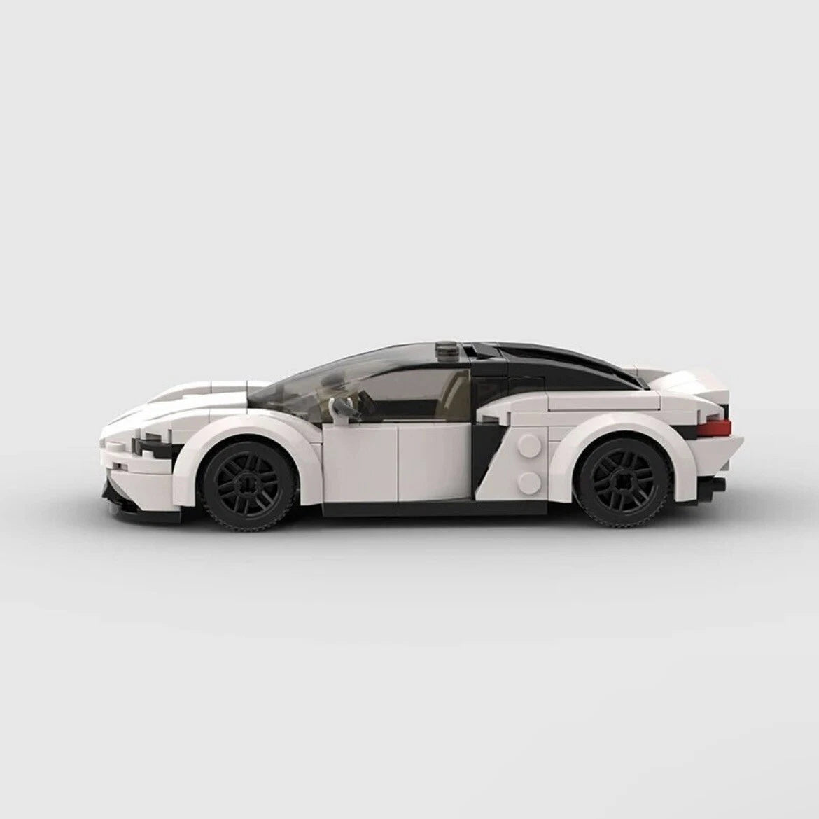White Porsche Panamera Building Blocks