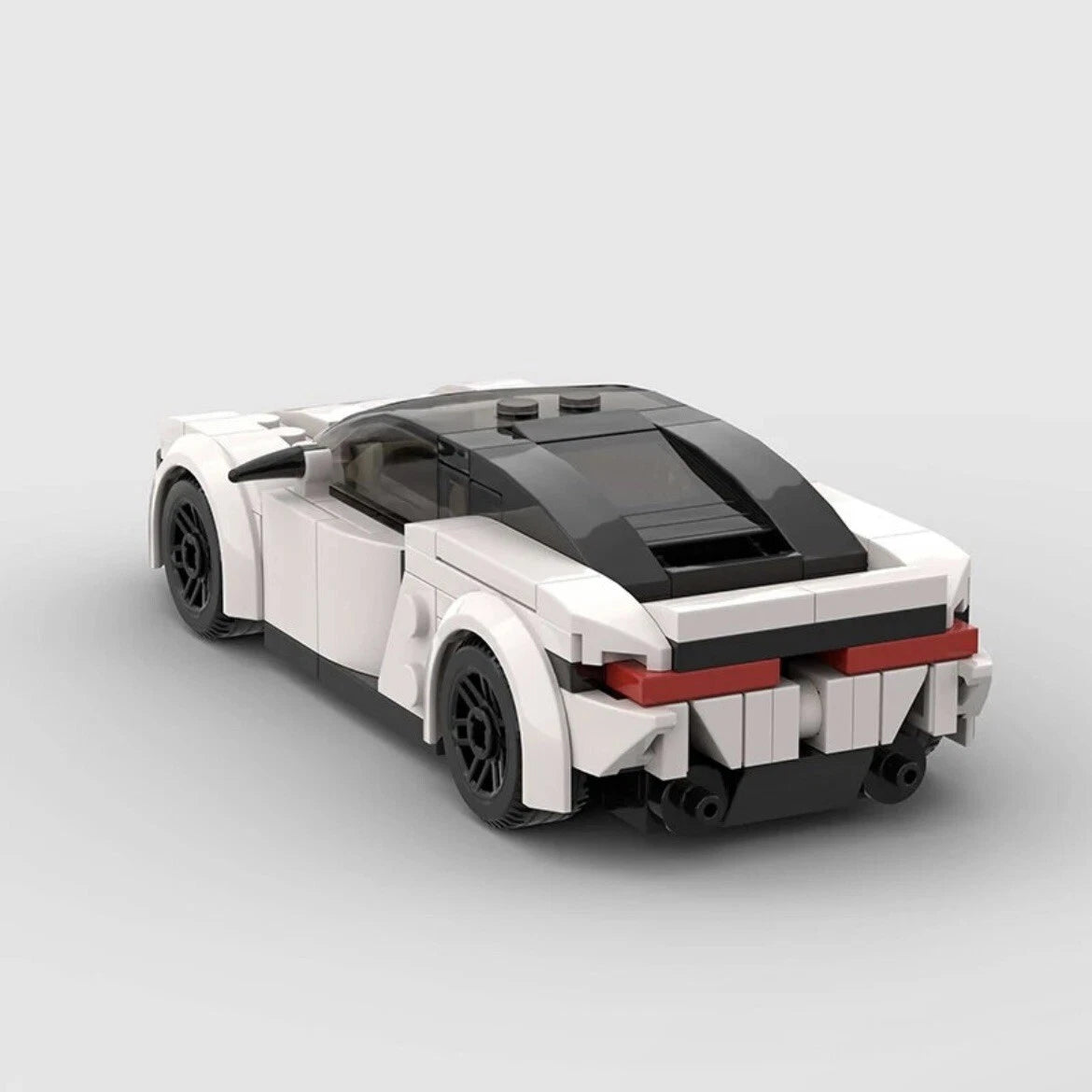 White Porsche Panamera Building Blocks