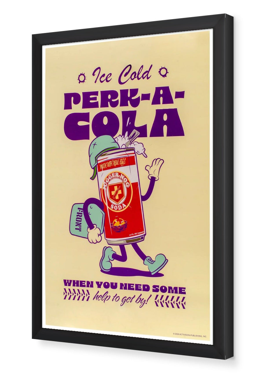 Perk-a-Cola Framed Poster