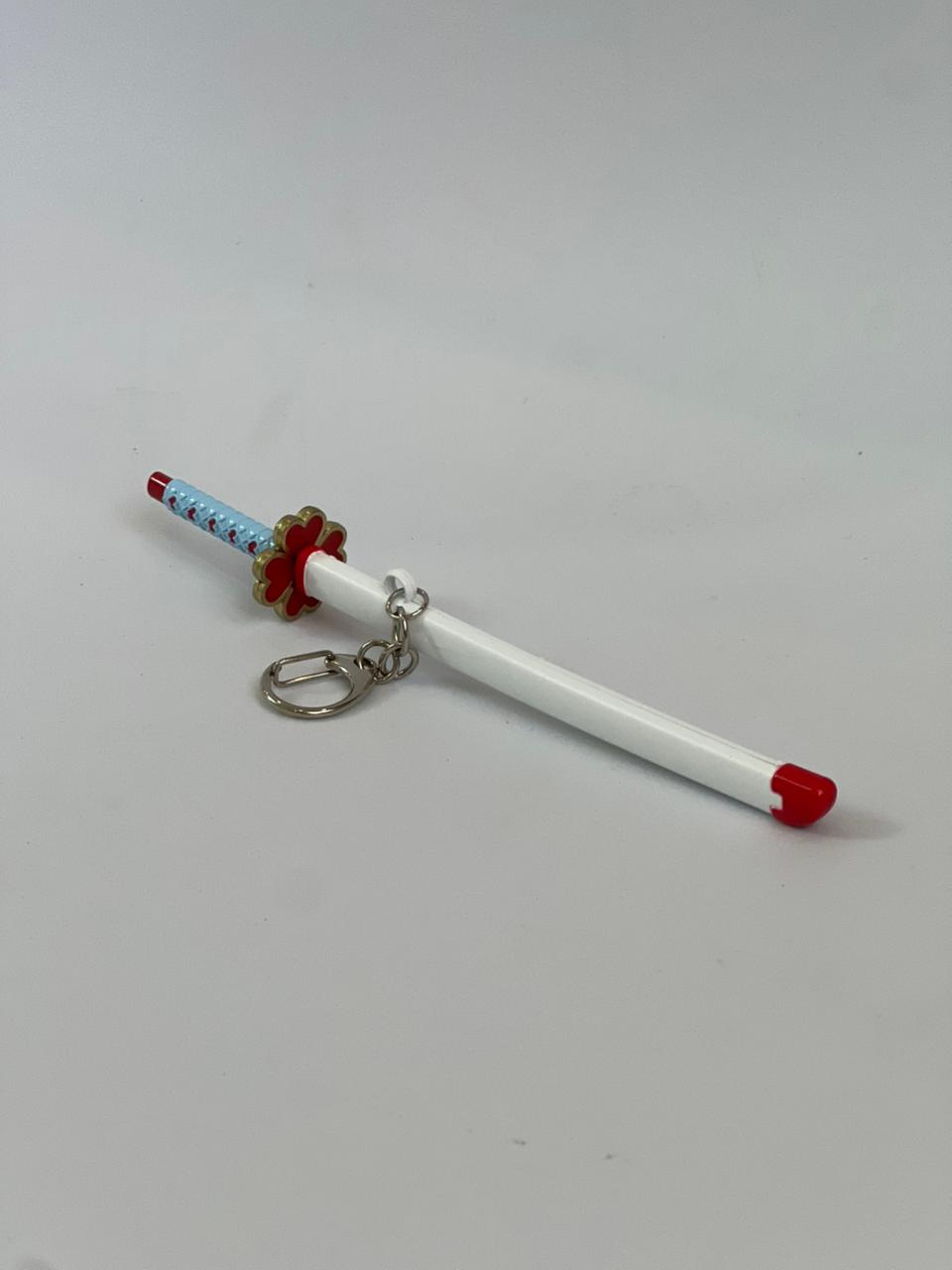 17cm Demon slayer mitsuri sword metal keychain