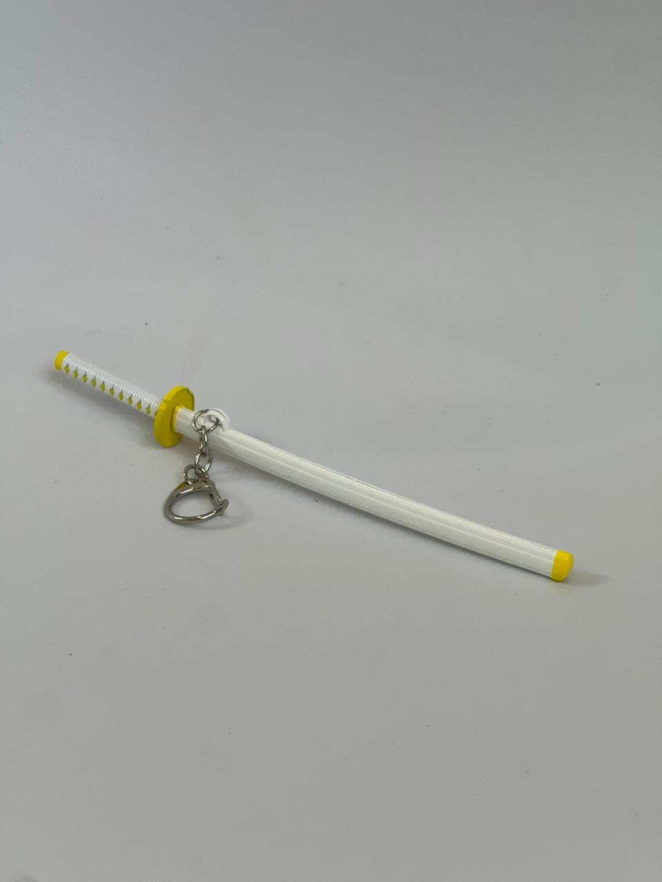 17cm Zenitsu Sword metal Keychain