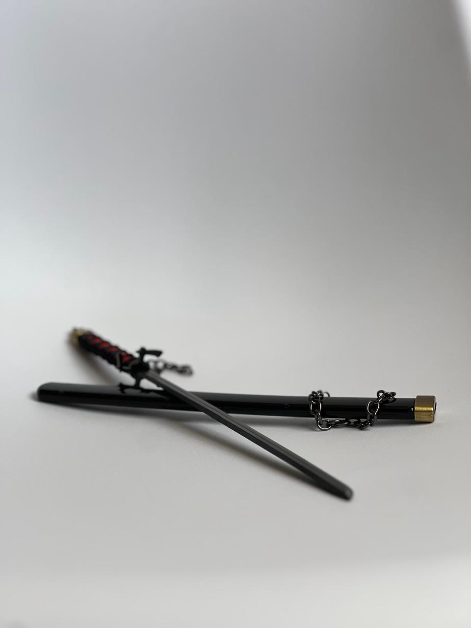 30cm Bleach Ichigo Bankai ver. 1 Sword  metal w/ Stand