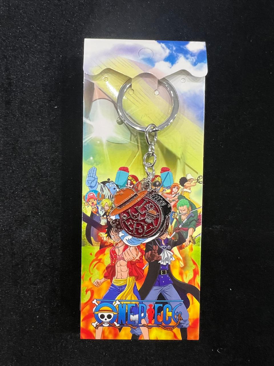 One Piece Ace keychain