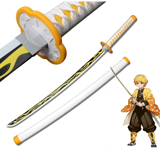 Demon Slayer Zenitsu Wooden Sword