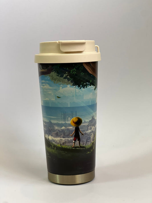 One Piece temperature bottle