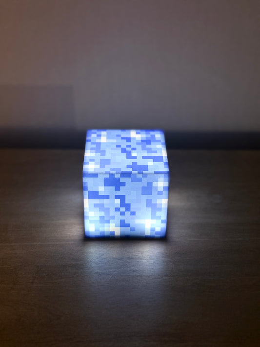 Minecraft Block of Amethyst LED Light Lamp