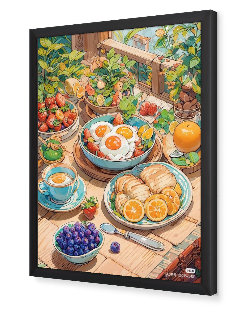 Breakfast Framed Poster