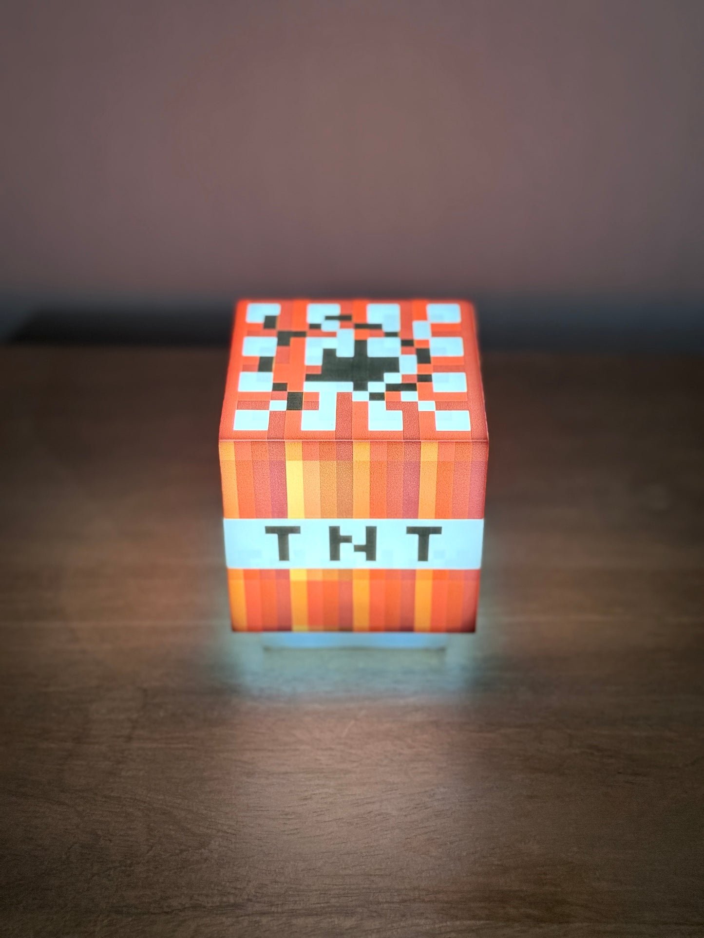 Minecraft TNT LED Night Light