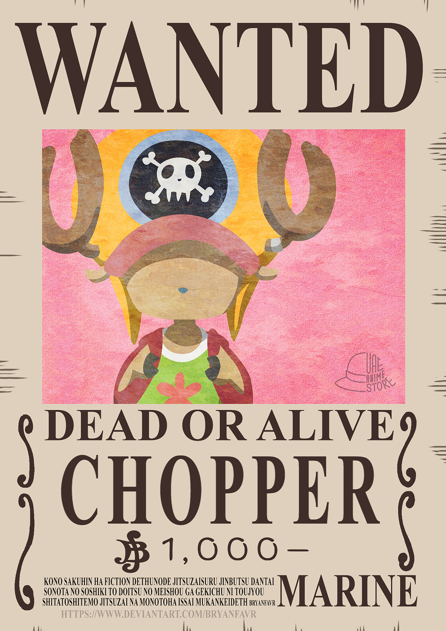 One Piece Wanted Posters