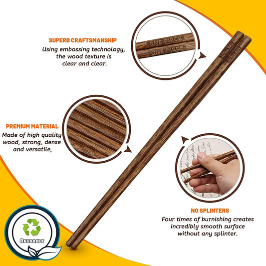 One Piece Wooden Chopsticks