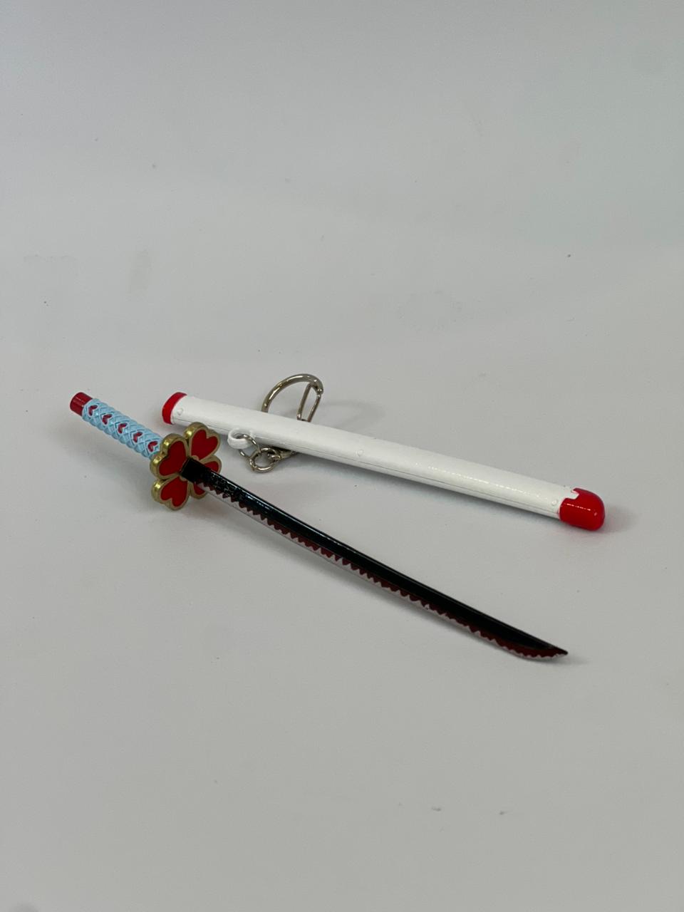 17cm Demon slayer mitsuri sword metal keychain