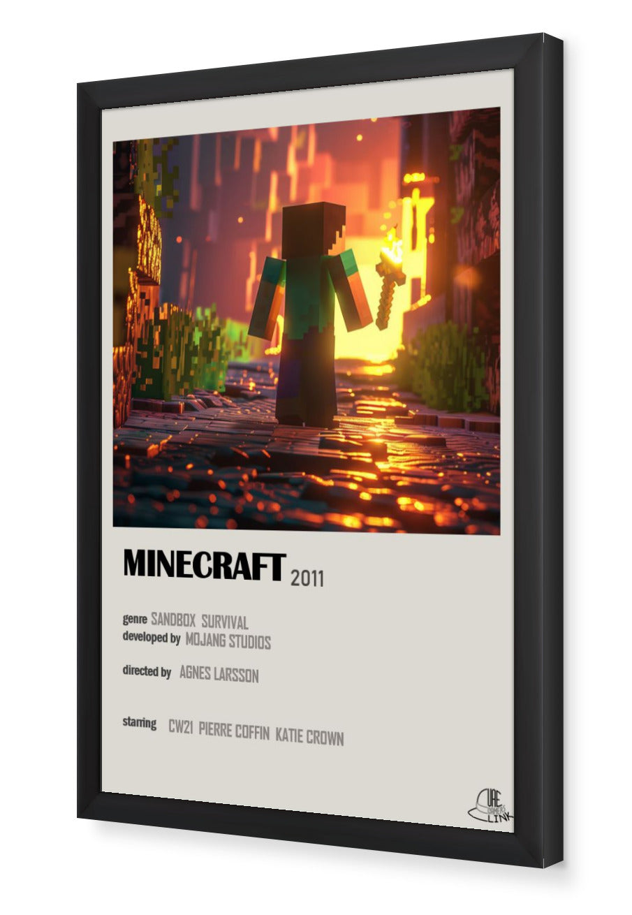 Minecraft Framed Poster