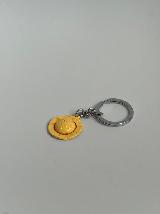 One Piece Luffy Hat keychain