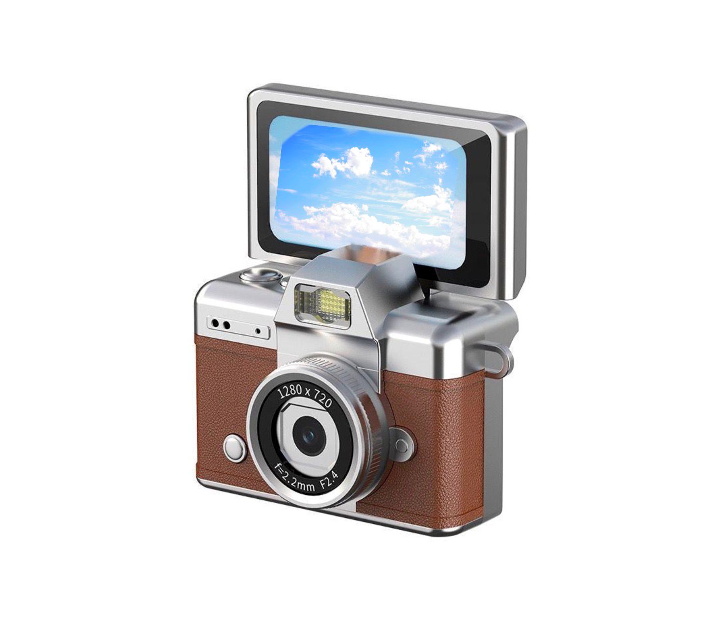 Mini Digital Vintage Camera w/ Flip Screen (6 colors)