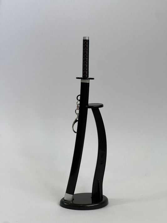 22cm Tanjiro Sword metal Keychain w/ Stand